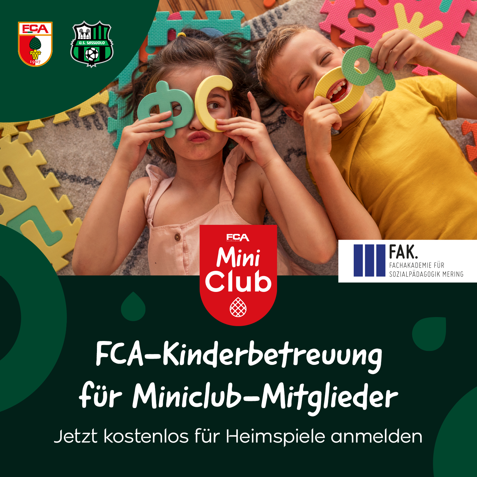 Kinderbetreuung Heimspiel Sassuolo